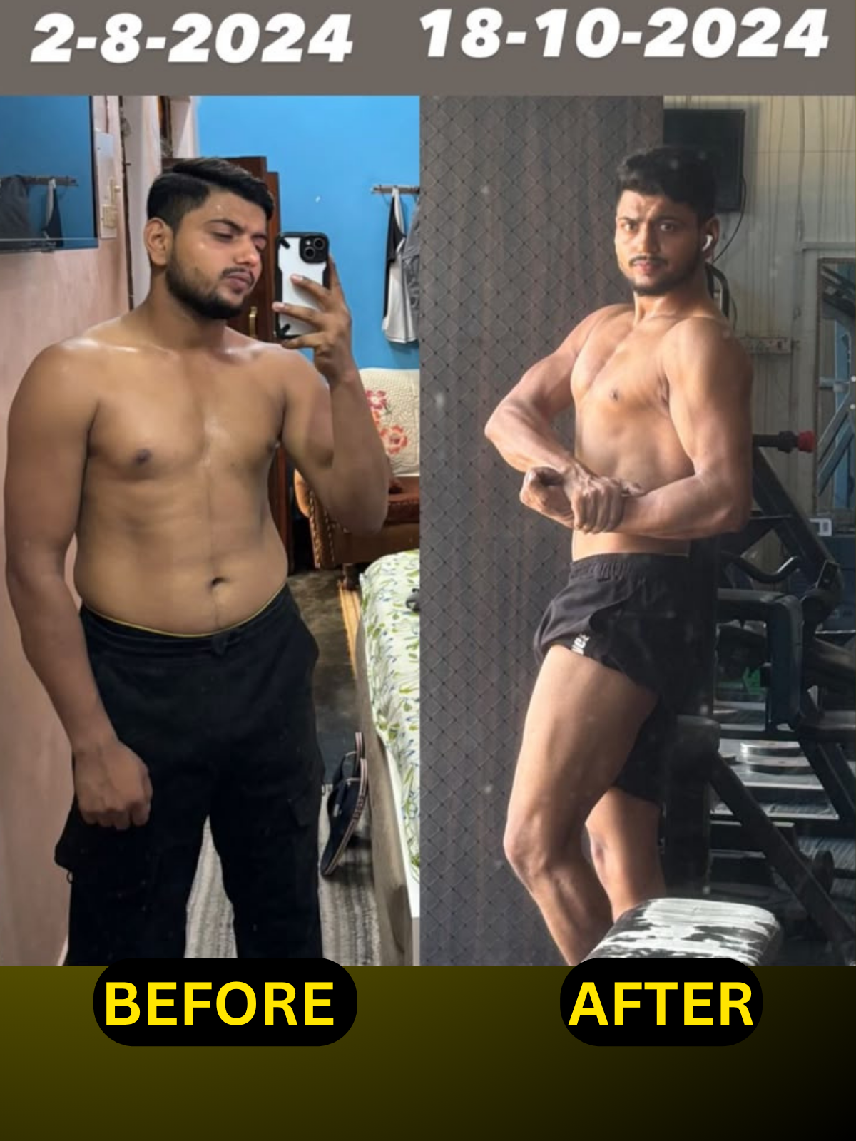Rahul — lifestyle transformation